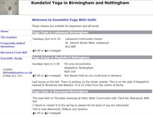 Tablet Screenshot of keithkyoga.me.uk